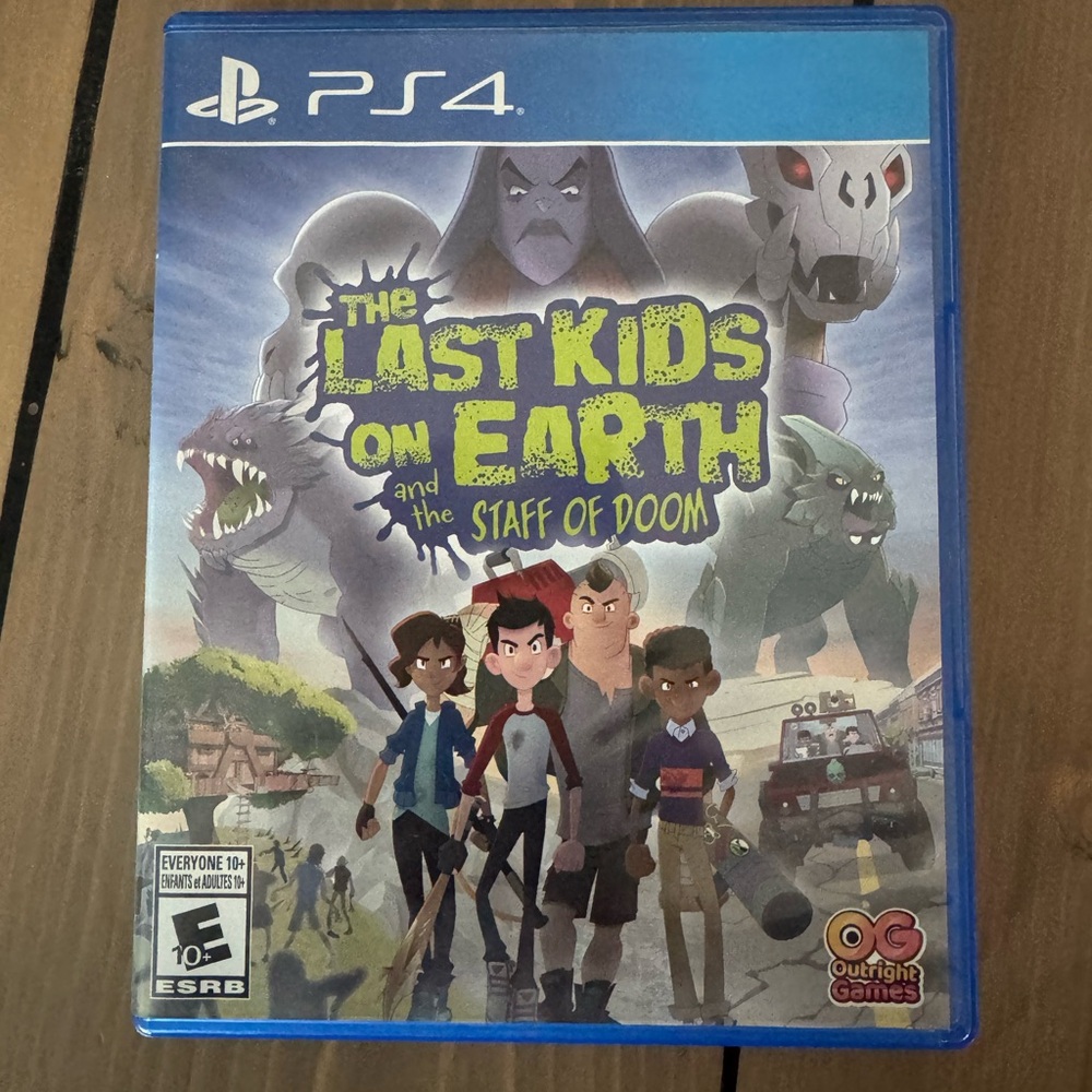 The Last Kids on Earth - Sony PlayStation 4 Video Game Rated E 10+ Everyone EUC!